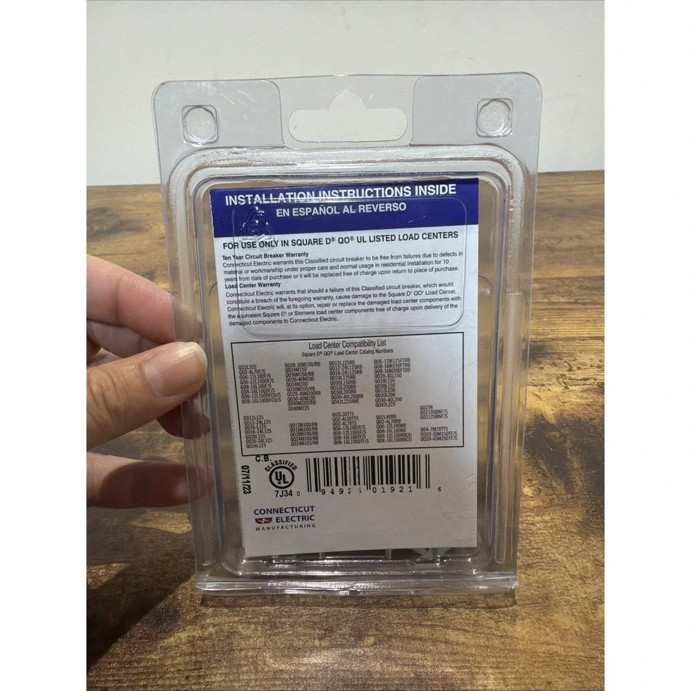 SIEMENS D-120 CIRCUIT BREAKER, 20 AMP, TYPE D, SINGLE POLE -FREE SHIPPING-